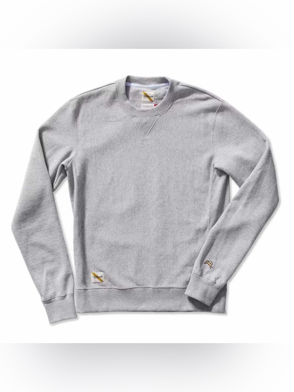 Tracksmith Trackhouse Classic Crewneck Pullover Sweatshirt Gray Mens Small *F